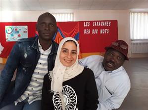  Avec pape du Sénégal et Vangdar du Tchad au centre Endanik à Gyumri en Armenia