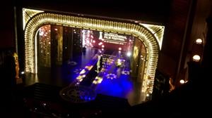 Lors de la cérémonie d'inauguration