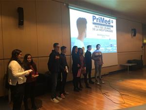 Les lauréates à la bibliothèque de l'Alcazar le 2<sup>e</sup> jour