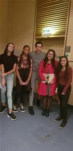 Les lauréates à la bibliothèque de l'Alcazar le 3<sup>e</sup> jour