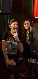 Avec Edmund Platt du film "Le Grand Saphir"