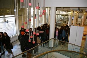Les lycéens à la bibliothèque de l'Alcazar le 1<sup>er </sup>jour