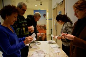 Lors du tri des bulletins de vote du 1<sup>er</sup> jour