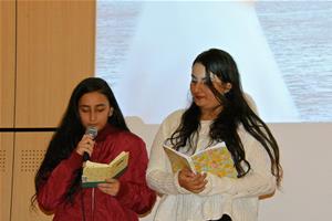 Les lauréates à la bibliothèque de l'Alcazar le 2<sup>e</sup> jour