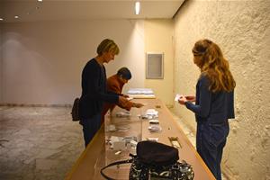 Lors du tri des bulletins de vote du 2<sup>e</sup> jour