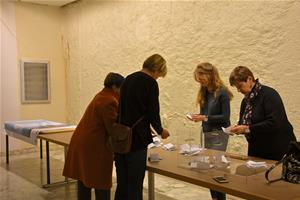 Lors du tri des bulletins de vote du 2<sup>e</sup> jour