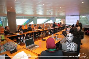  Les participants du (Groupe 1 débutant) de l'atelier avec Dr Maali Tewfic Fouad, Enseignant Chercheur à l' Université d’Alexandrie.
