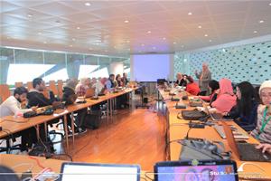  Les participants du (Groupe 1 débutant) de l'atelier avec Dr Maali Tewfic Fouad, Enseignant Chercheur à l' Université d’Alexandrie.