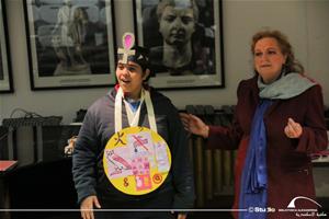 Les participants de l'atelier avec M<sup>me</sup> Nelly Dubocage