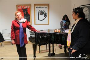 Les participants de l'atelier avec M<sup>me</sup> Nelly Dubocage