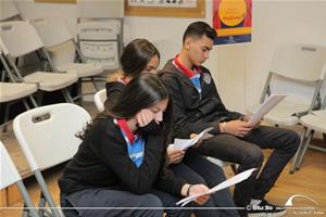 Les participants de l'atelier avec M<sup>me</sup> Nelly Dubocage