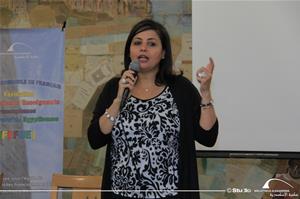 Mot d'accueil par Dr Marwa El Sahn, Directrice du CAF