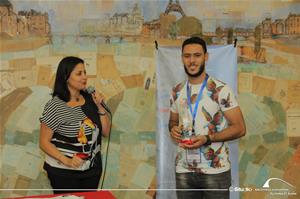 Un des participant avec Dr Marwa 