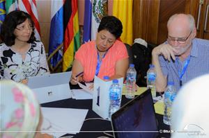  Participants at the workshop: Having our Voices Heard in IFLA: A World Café Dialogue.