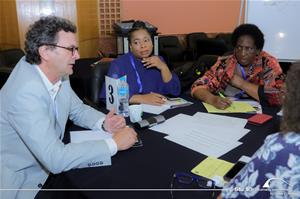  Participants at the workshop: Having our Voices Heard in IFLA: A World Café Dialogue.