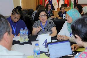  Participants at the workshop: Having our Voices Heard in IFLA: A World Café Dialogue.