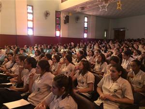 Les participants de la 2<sup>e </sup>journée à l'école Sainte Anne du Caire