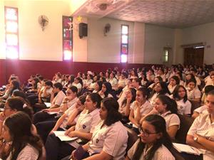 Les participants de la 2<sup>e </sup>journée à l'école Sainte Anne du Caire