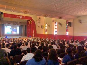 Les participants de la 2<sup>e </sup>journée à l'école Sainte Anne du Caire