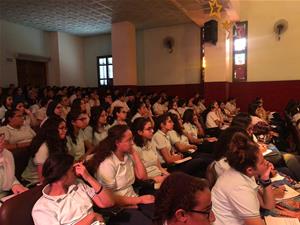 Les participants de la 2<sup>e </sup>journée à l'école Sainte Anne du Caire