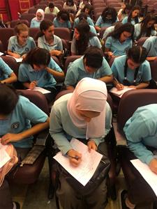 Les participants de la 2<sup>e </sup>journée à l'école Sainte Anne du Caire