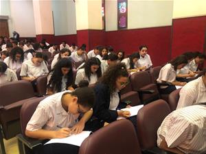 Les participants de la 2<sup>e </sup>journée à l'école Sainte Anne du Caire