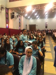 Les participants de la 2<sup>e </sup>journée à l'école Sainte Anne du Caire