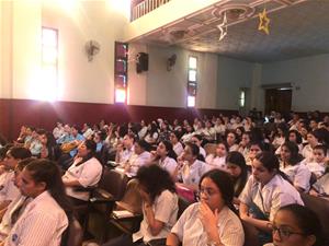 Les participants de la 2<sup>e </sup>journée à l'école Sainte Anne du Caire