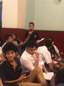 Les participants de la 2<sup>e </sup>journée à l'école Sainte Anne du Caire