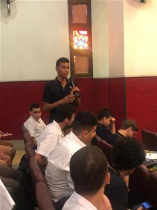 Les participants de la 2<sup>e </sup>journée à l'école Sainte Anne du Caire