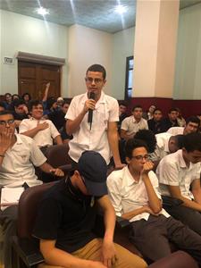 Les participants de la 2<sup>e </sup>journée à l'école Sainte Anne du Caire