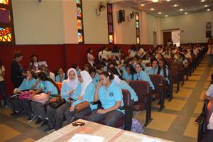Les participants de la 2<sup>e </sup>journée à l'école Sainte Anne du Caire