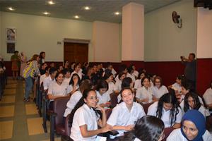 Les participants de la 2<sup>e </sup>journée à l'école Sainte Anne du Caire