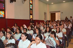 Les participants de la 2<sup>e </sup>journée à l'école Sainte Anne du Caire