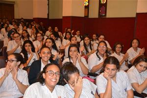 Les participants de la 2<sup>e </sup>journée à l'école Sainte Anne du Caire