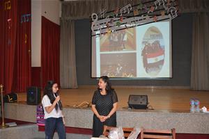 M<sup>lle</sup> Monica Emad, Une des lauréats de l'année précédente