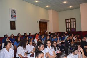 Les participants de la 2<sup>e </sup>journée à l'école Sainte Anne du Caire