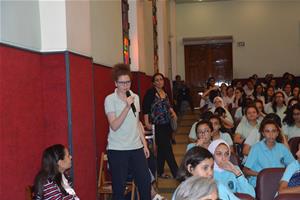 Les participants de la 2<sup>e </sup>journée à l'école Sainte Anne du Caire