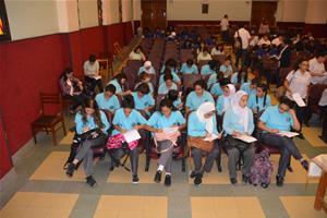 Les participants de la 2<sup>e </sup>journée à l'école Sainte Anne du Caire