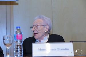 Mot de M<sup>me  </sup>Renée Blandin