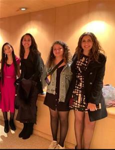 Les lauréates lors de cérémonie de remise des prix