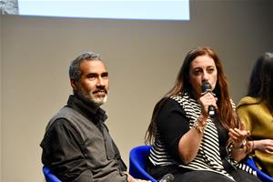 Avec M. Mohamed Kenawi, le réalisateur du film « Le rêve des mineurs »