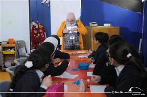Les participants de l'atelier avec Mme Reda Kandil