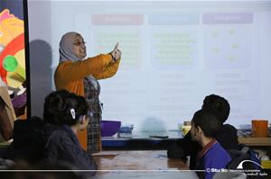Les participants de l'atelier avec Mme Reda Kandil