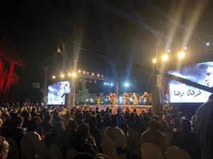 Lors de la cérémonie d'inauguration