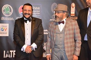  Lors de la cérémonie d'inauguration  