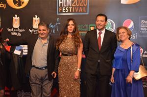  Lors de la cérémonie d'inauguration  