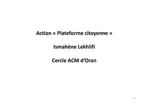 Atelier « Comment développer la citoyenneté en Méditerranée »