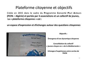 Atelier « Comment développer la citoyenneté en Méditerranée »