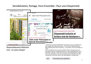 Atelier « Comment développer la citoyenneté en Méditerranée »